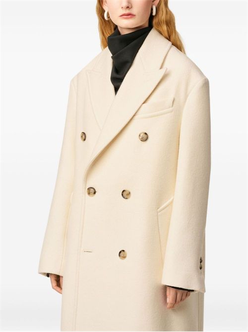 Long double-breasted coat AMI PARIS | FCO458WV0078185